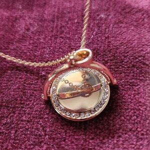 Crystal Spinner Pendant Necklace